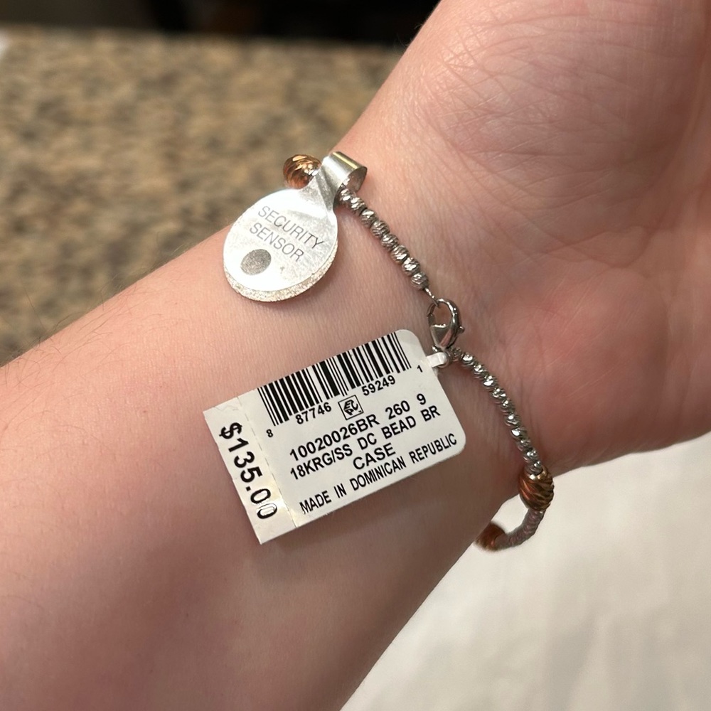NWT Giani Bernini 18K Rose Gold Over Sterling Silver Bracelet! - Picture 5 of 5